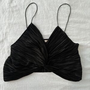 Zara Women's Black Crop top